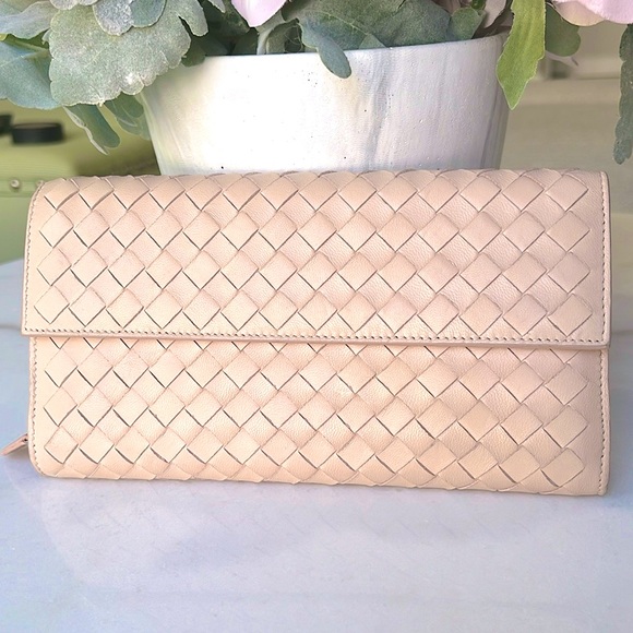 Bottega Veneta Handbags - Bottega Veneta leather wallet with snap